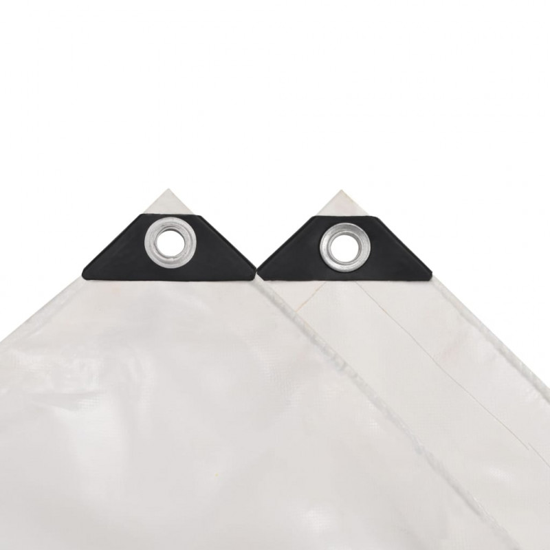 Plandeka 650 g/m², 4 x 6 m, biała