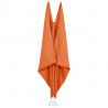 Składany parawan tarasowy, terakota, 300x150 cm