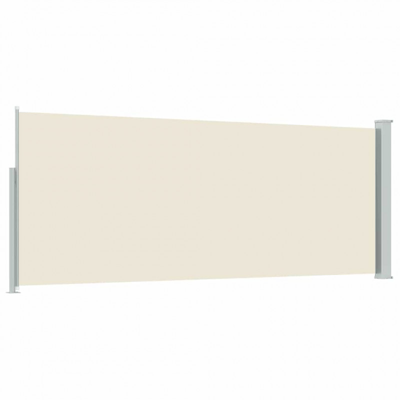 Zwijana markiza boczna, 120 x 300 cm, kremowa