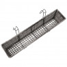 Podwyższone donice balkonowe, 2 szt., 80 cm, szare, polirattan