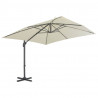 Parasol ogrodowy Cantilever z aluminiowym słupkiem 300x300 cm, piaskowy