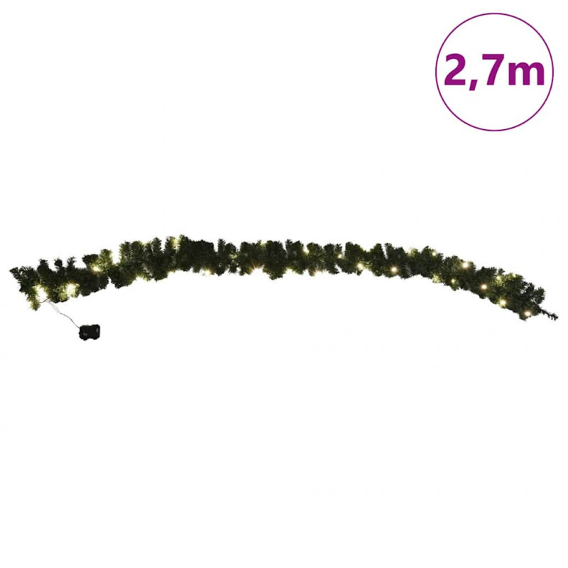 Ambiance Świąteczna girlanda z 30 lampkami LED, 270 cm