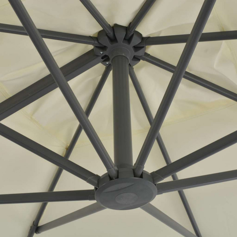 Parasol ogrodowy Cantilever z aluminiowym słupkiem 300x300 cm, piaskowy