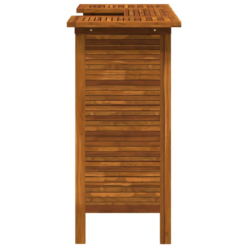 Stolik barowy, 110 x 50 x 105 cm, lite drewno akacjowe