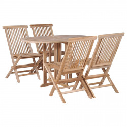 Zestaw mebli 5 pcs Brązowy