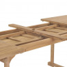 9-cz. zestaw mebli do ogrodu, 180-280x100x75 cm, drewno tekowe