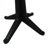 Stolik ogrodowy, 70x70x71,7 cm, plastikowy, antracytowy