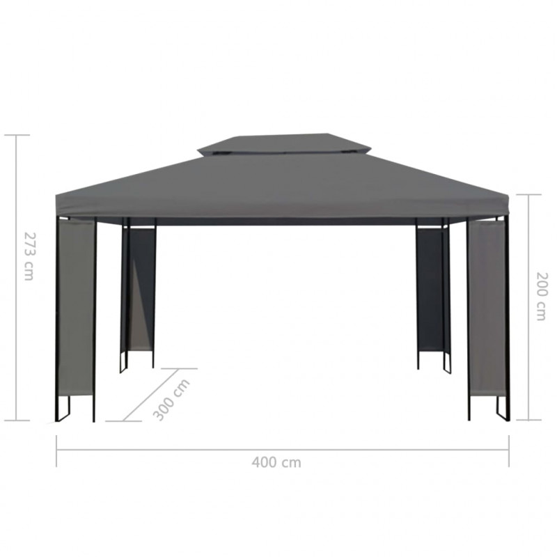 Altana, antracytowa, 300 x 400 cm