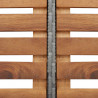 Kwadratowa obudowa spa, szara, 268x268x55 cm, polirattan