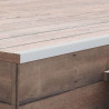 Tarasowe listwy kątowe, 5 szt., aluminium, 170 cm, srebrne