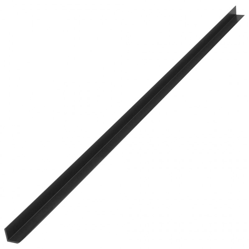 Tarasowe listwy kątowe, 5 szt., WPC, 170 cm, szare