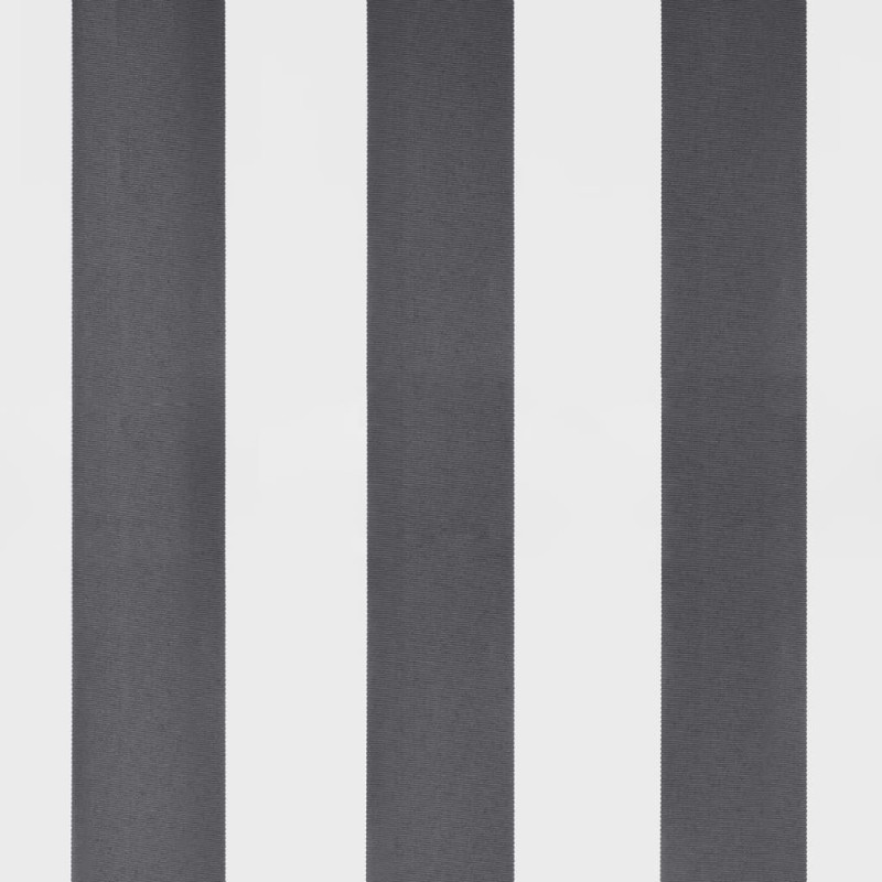 Ręcznie zwijana markiza z LED, antracytowo-biała, 500x350 cm