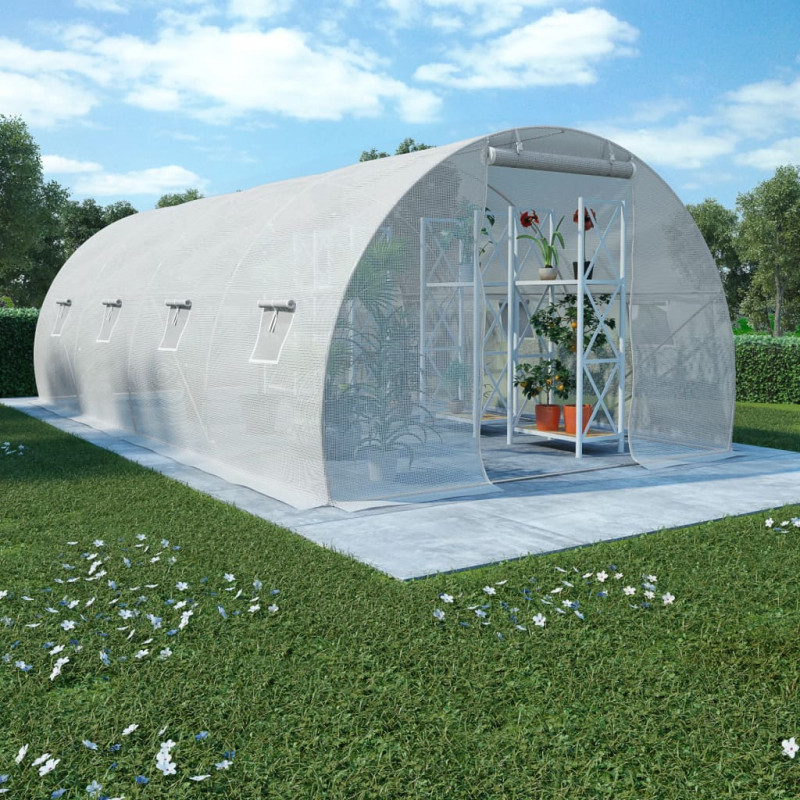 Szklarnia ogrodowa, 18 m², 600x300x200 cm