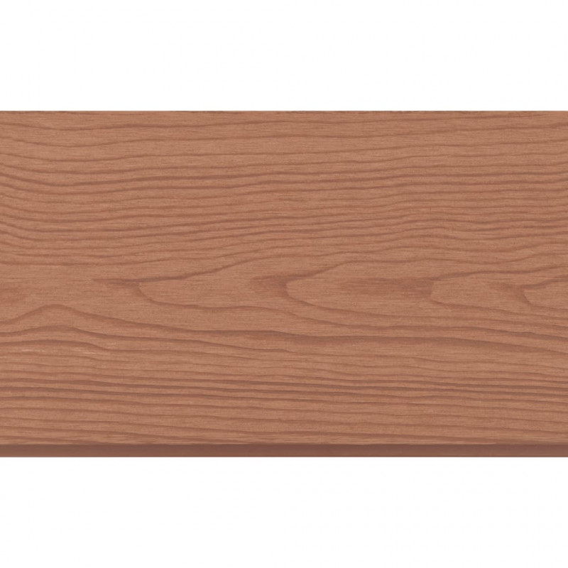 Zamienne deski ogrodzeniowe, 9 szt., WPC, 170 cm, brązowe