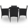 Zestaw mebli 5 pcs Czarny