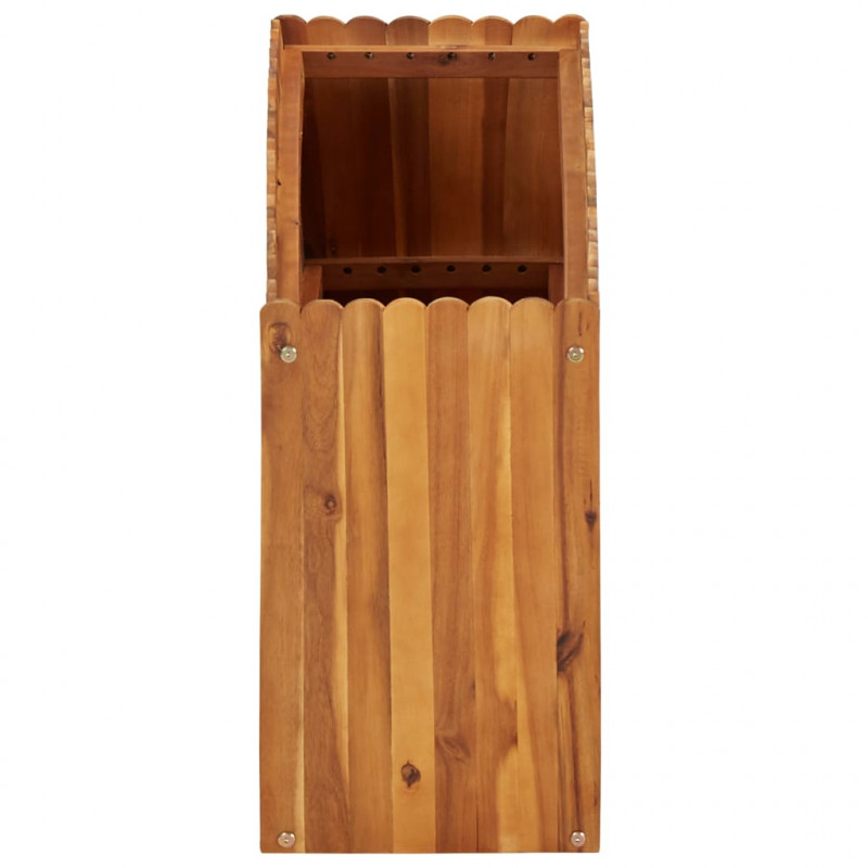 Podwyższona donica ogrodowa, 100x30x50 cm, lite drewno akacjowe