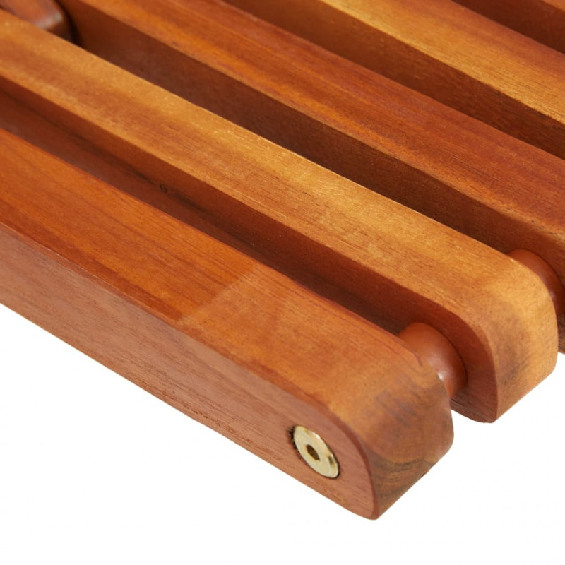 Składane krzesło ogrodowe, lite drewno akacjowe