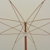 Parasol ogrodowy na stalowym słupku, 300 cm, piaskowy