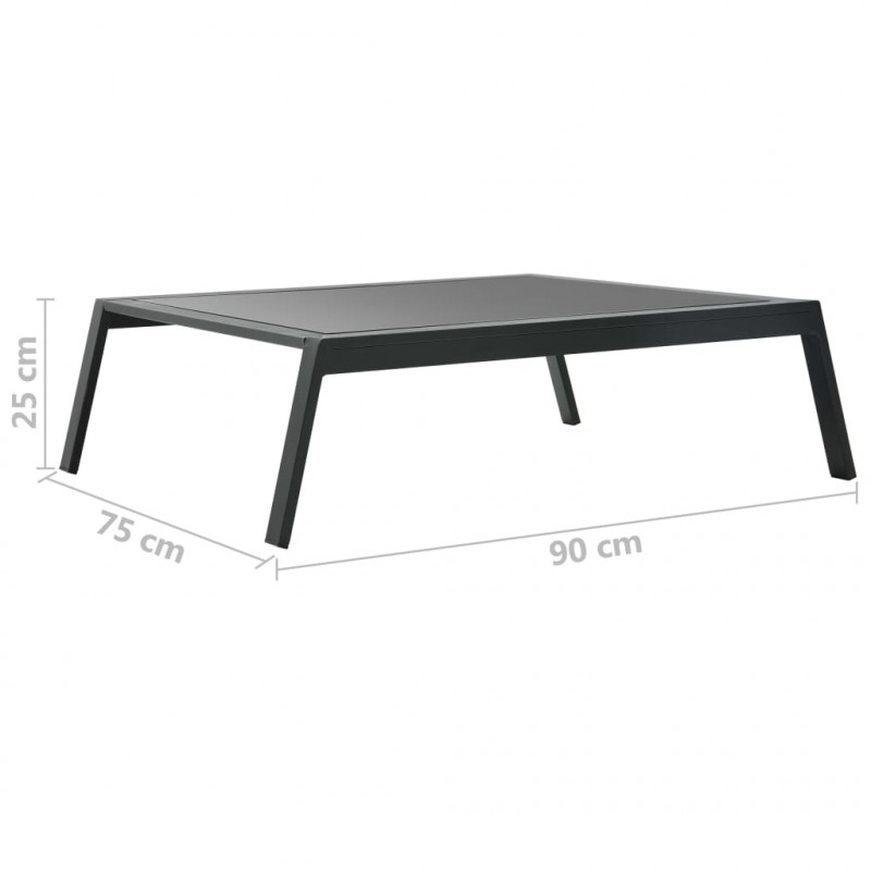 4-cz. zestaw mebli do ogrodu, poduszki, aluminium, ciemnoszary