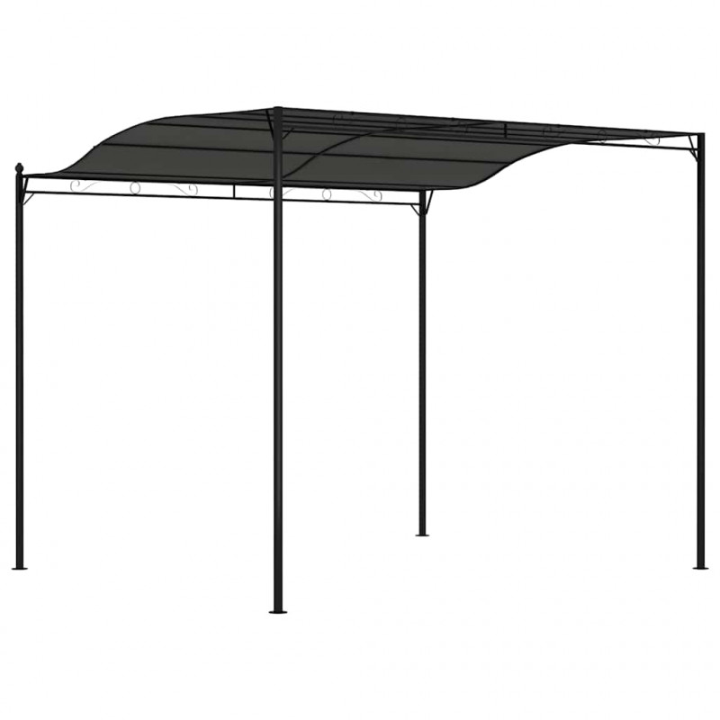 Zadaszenie, 3 x 2,4 m, antracytowe