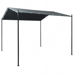 Altana/namiot ogrodowy, 3x3 m, stal, antracytowa