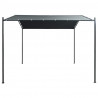 Altana/namiot ogrodowy, 3x3 m, stal, antracytowa