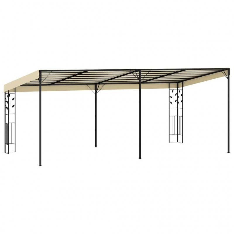 Altana przyścienna, 6 x 3 x 2,5 m, kremowa