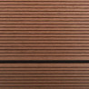 Podstawa do prysznica ogrodowego, WPC i stal, 110x62 cm, brąz