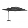 Parasol ogrodowy Cantilever z aluminiowym drążkiem 4x3 m, czarny