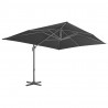 Parasol ogrodowy Cantilever z aluminiowym drążkiem 4x3 m, czarny