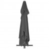 Parasol ogrodowy Cantilever z aluminiowym drążkiem 4x3 m, czarny