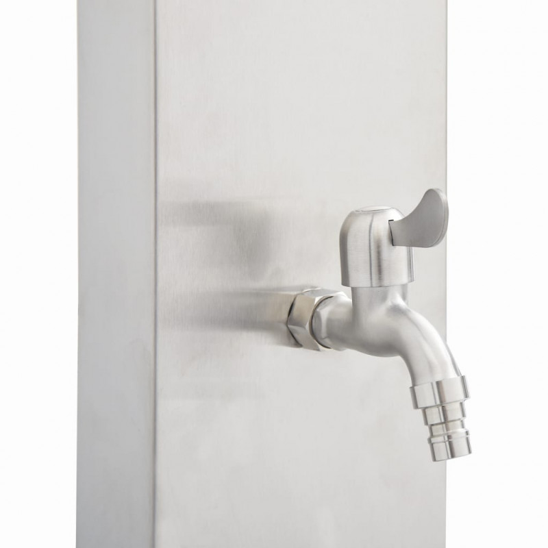 Panel prysznicowy ogrodowy, 110 cm, stal nierdzewna
