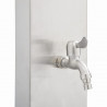 Panel prysznicowy ogrodowy, 110 cm, stal nierdzewna