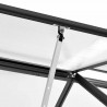 Szklarnia z ramą podstawy, antracytowa, aluminium, 3,61 m²