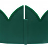 Obrzeża trawnikowe, 10 szt., zielone, 65x15 cm, PP