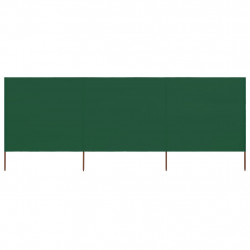 Parawan 3-skrzydłowy z tkaniny, 400x160 cm, zielony