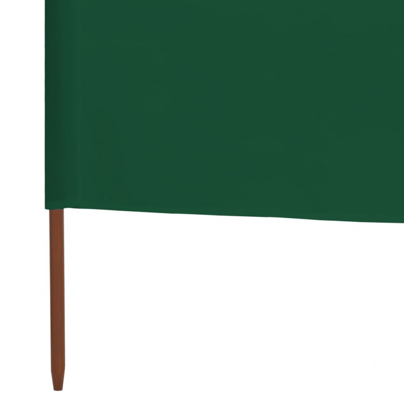 Parawan 3-skrzydłowy z tkaniny, 400x160 cm, zielony