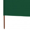 Parawan 3-skrzydłowy z tkaniny, 400x160 cm, zielony