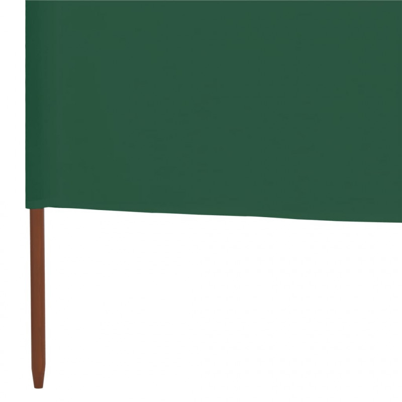 Parawan 9-skrzydłowy z tkaniny, 1200x80 cm, zielony