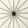 Parasol ogrodowy, wiszący, biały, 3 m, słupek aluminiowy