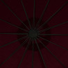 Wiszący parasol ogrodowy, burgund, 3 m, słupek aluminiowy