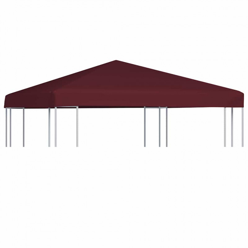 Zadaszenie do altany, 310 g/m², 3 x 3 m, bordowe
