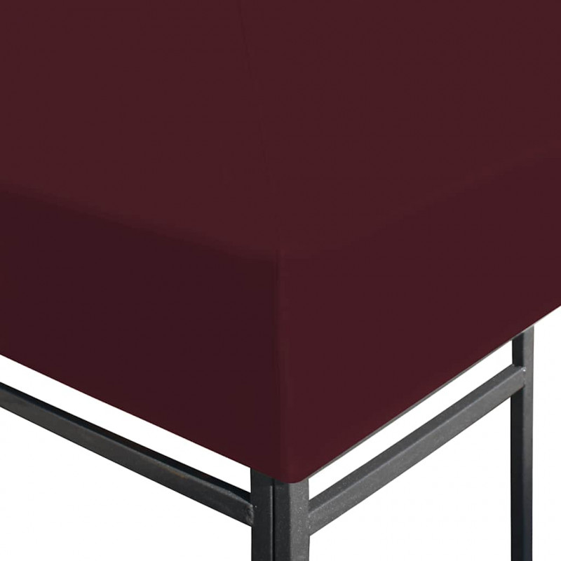 Zadaszenie do altany, 310 g/m², 3 x 3 m, bordowe
