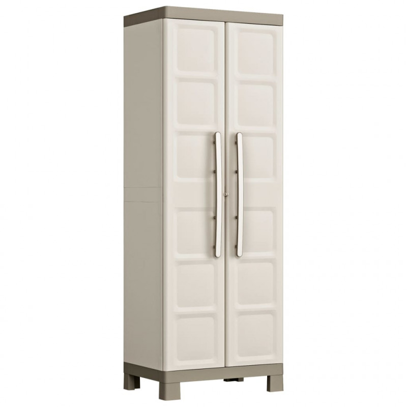Keter Szafa z półkami Excellence, beż i taupe, 182 cm
