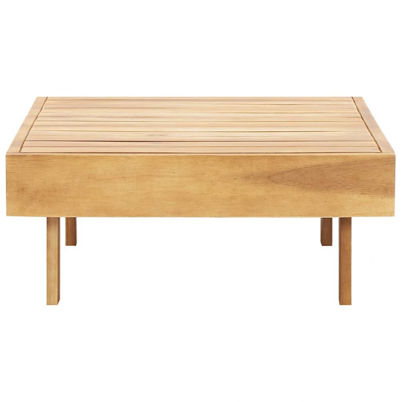 Stolik kawowy, 100 x 60 x 25 cm, lite drewno akacjowe