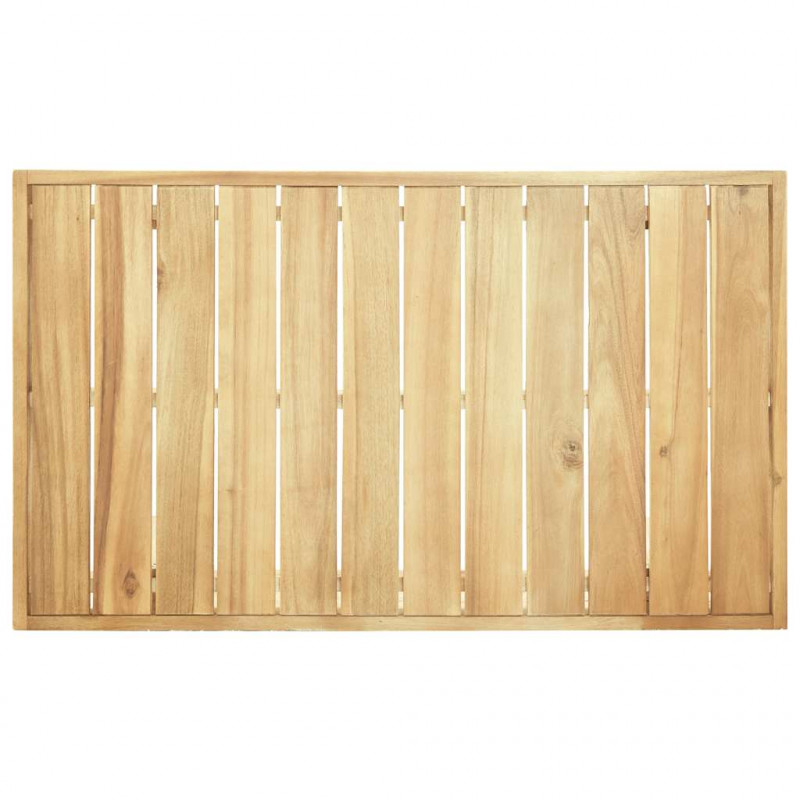 Stolik kawowy, 100 x 60 x 25 cm, lite drewno akacjowe