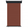 Markiza boczna na balkon, 105x250 cm, brązowa