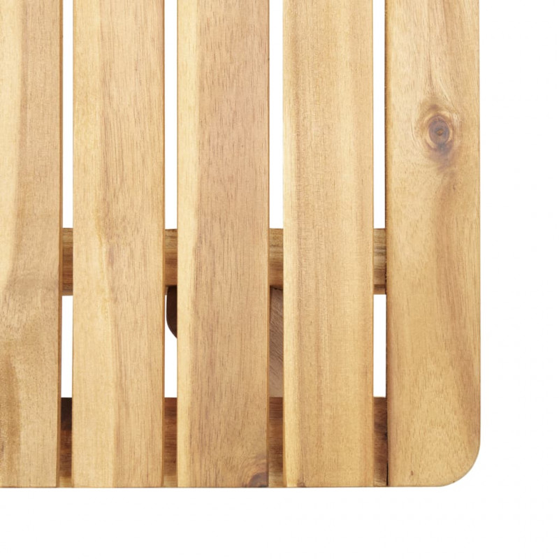 5-częściowy zestaw wypoczynkowy do ogrodu, lite drewno akacjowe