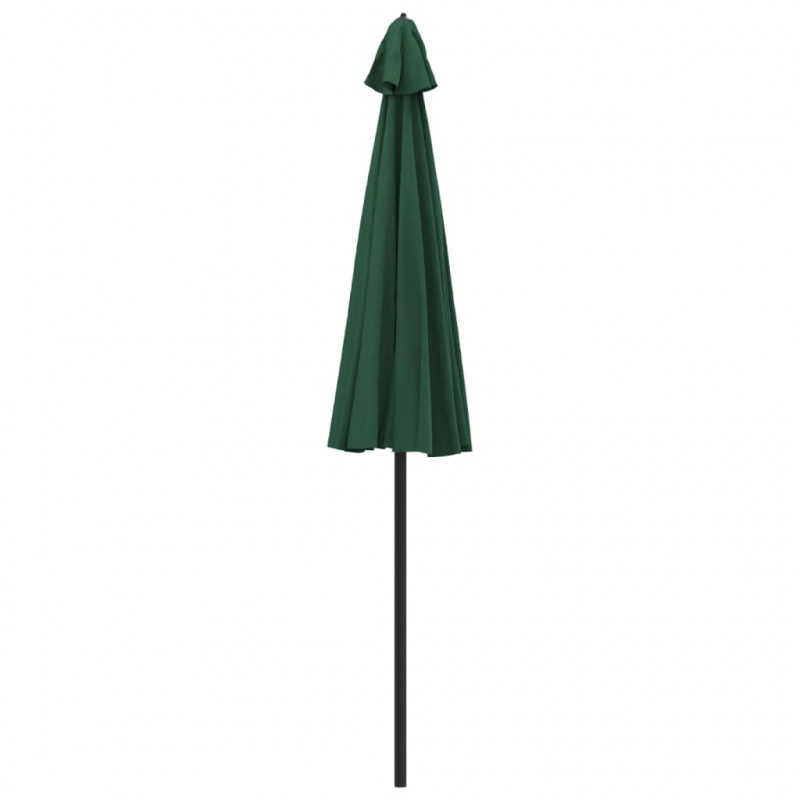 Parasol ogrodowy na słupku aluminiowym, 270 cm, zielony