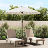 Parasol ogrodowy na słupku aluminiowym, 270 cm, piaskowy